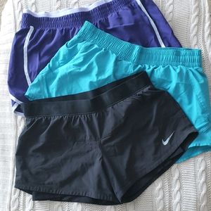 Women's Running/Athletic Shorts - lot of 3